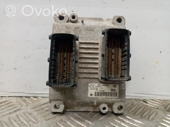 Opel Corsa A Calculateur moteur ECU 1039s17766