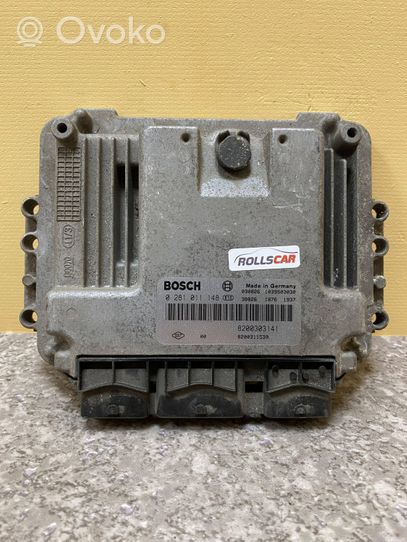 Renault Laguna II Calculateur moteur ECU 0281011148