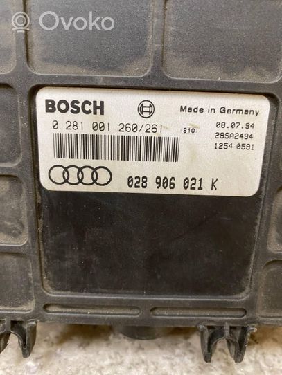 Audi A6 S6 C4 4A Variklio valdymo blokas 028906021K