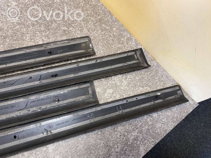 Audi A6 S6 C6 4F sill trim set (inner) 4F0853376E