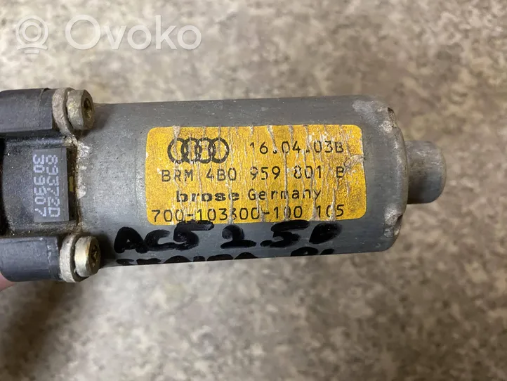 Audi A6 S6 C5 4B Motorino alzacristalli della portiera posteriore 0130821784