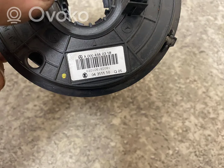 Mercedes-Benz S W220 Muelle espiral del airbag (Anillo SRS) A0004640318