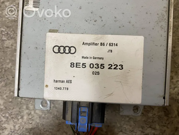 Audi A4 S4 B6 8E 8H Amplificateur de son 8E5035223