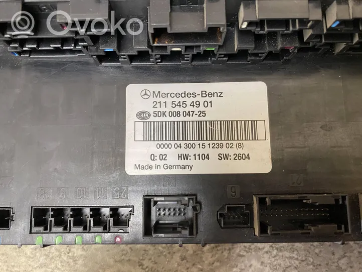 Mercedes-Benz E W211 SAM control unit 2115454901