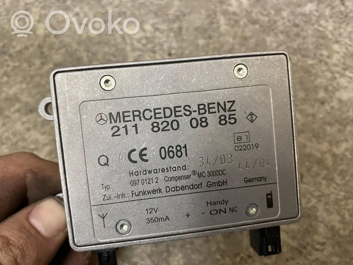 Mercedes-Benz E W211 Antennin ohjainlaite 2118200885