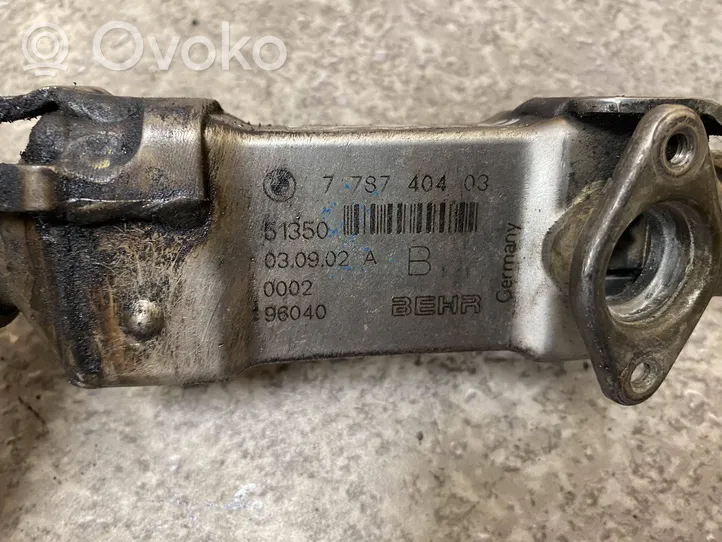 BMW 5 E39 Refroidisseur de vanne EGR 778740403