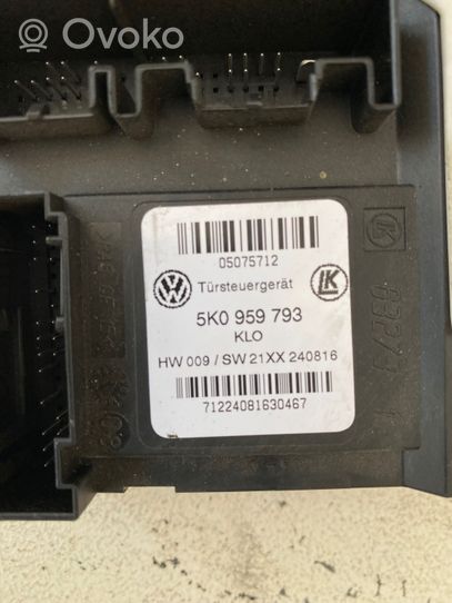 Volkswagen Caddy Silniczek podnośnika szyby drzwi przednich 5K0959793