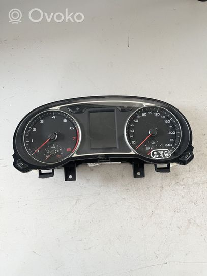 Audi A1 Speedometer (instrument cluster) 8X0920930