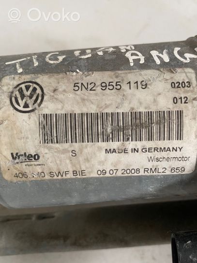 Volkswagen Tiguan Tiranti e motorino del tergicristallo anteriore 5N2955119