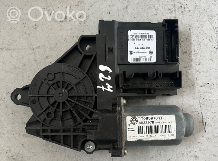 Volkswagen Touran II Motorino alzacristalli della portiera anteriore 1T0959701T