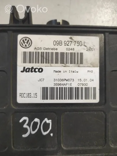 Volkswagen Sharan Gearbox control unit/module 09B927750L