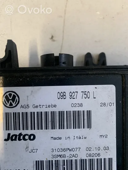 Volkswagen Sharan Gearbox control unit/module 09B927750L