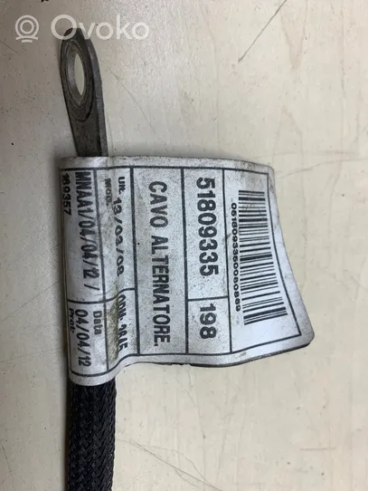 Lancia Delta III Câble négatif masse batterie 51809335