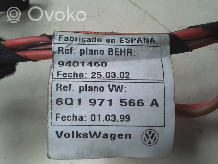 Volkswagen Polo Other wiring loom 6Q1971566A