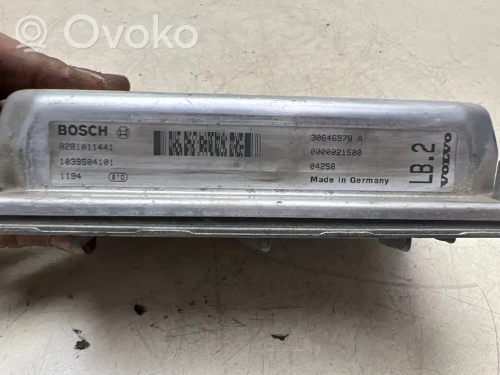 Volvo V70 Dzinēja vadības bloks 30646978A