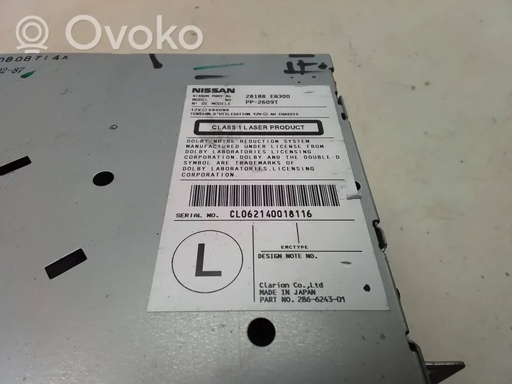 Nissan X-Trail T30 Unité principale radio / CD / DVD / GPS 28188EQ300