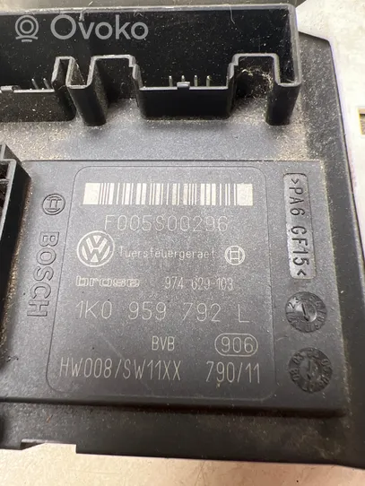 Volkswagen PASSAT B6 Передний комплект электрического механизма для подъема окна 1K0959792L