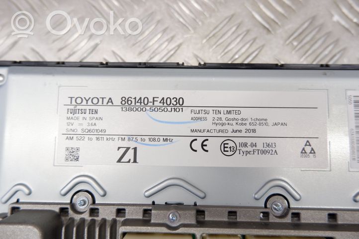 Toyota C-HR Ekranas/ displėjus/ ekraniukas 86140F4030