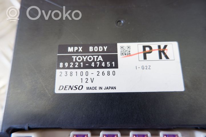 Toyota Prius (XW50) Module confort 8922147451