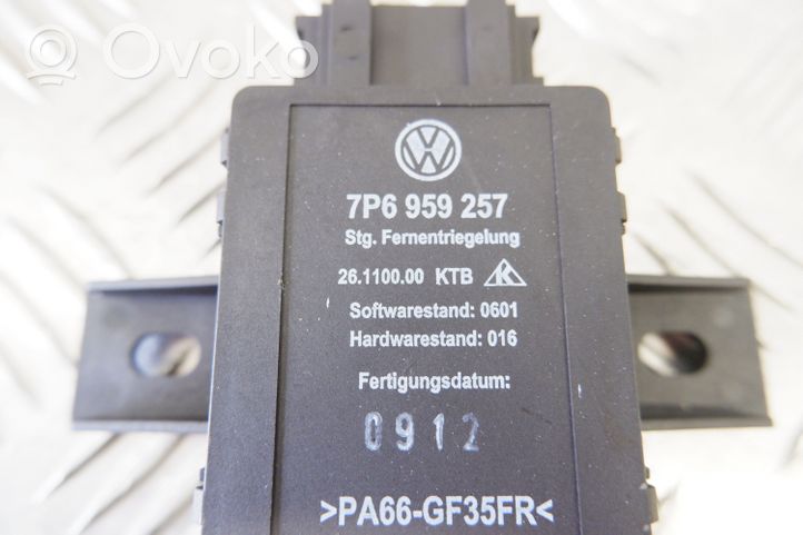 Volkswagen Touareg II Module de commande de siège 7P6959257