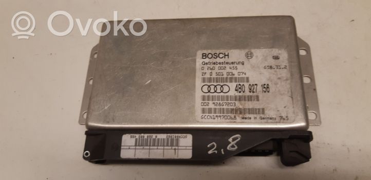 Audi A6 S6 C5 4B Centralina/modulo scatola del cambio 4B0927156