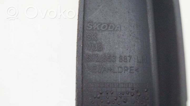 Skoda Fabia Mk2 (5J) Spojler zderzaka przedniego 5J0853887