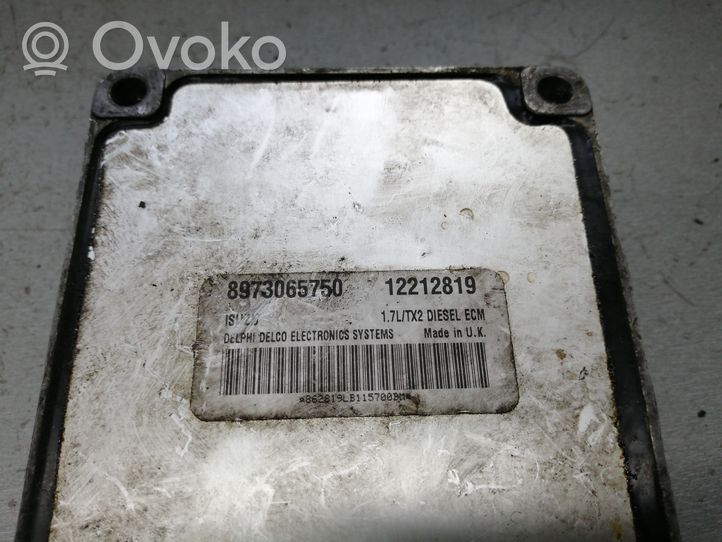 Opel Astra G Calculateur moteur ECU 12212819