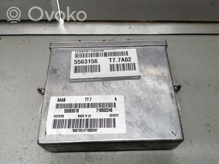 Saab 9-5 Sterownik / Moduł ECU 55563018