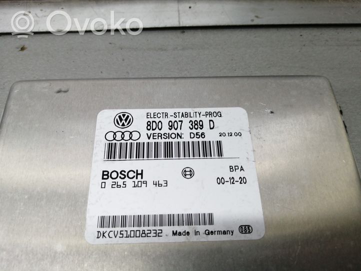 Audi A4 S4 B5 8D ESP (stability system) control unit 8D0907389D