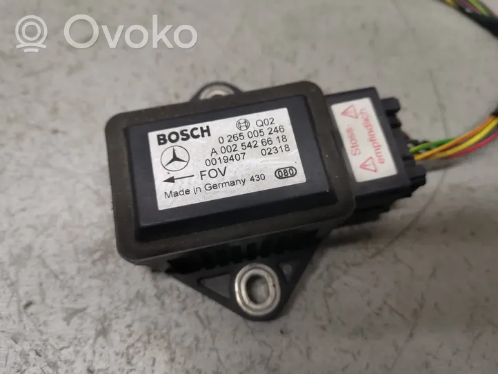 Mercedes-Benz A W168 ESP acceleration yaw rate sensor 0265005246