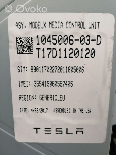 Tesla Model X Écran / affichage / petit écran 104500603D