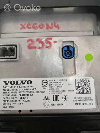 Volvo XC60 Écran / affichage / petit écran 32316244AA