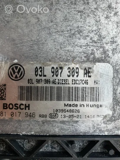 Volkswagen PASSAT CC Centralina/modulo del motore 03L907309AE