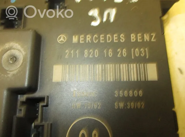 Mercedes-Benz E W211 Centralina/modulo portiere 