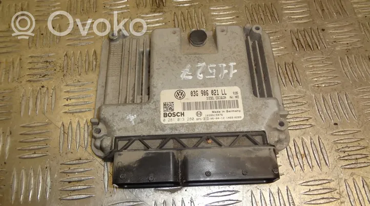 Seat Leon (1P) Sterownik / Moduł ECU 0281013280