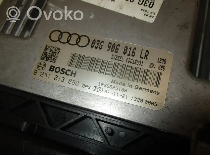 Audi A4 S4 B7 8E 8H Unidad de control/módulo del motor 0281013888