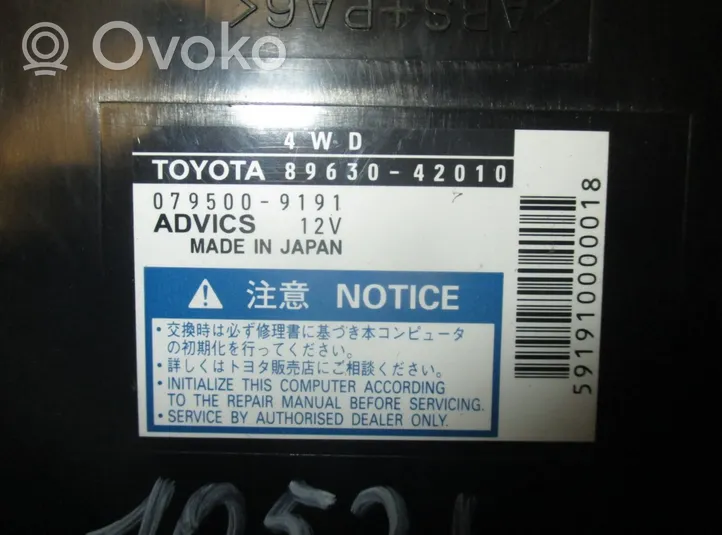 Toyota RAV 4 (XA30) Sterownik / Moduł napędu 0795009191