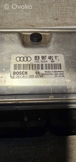 Audi A6 S6 C5 4B Moottorin ohjainlaite/moduuli 8E0907401M