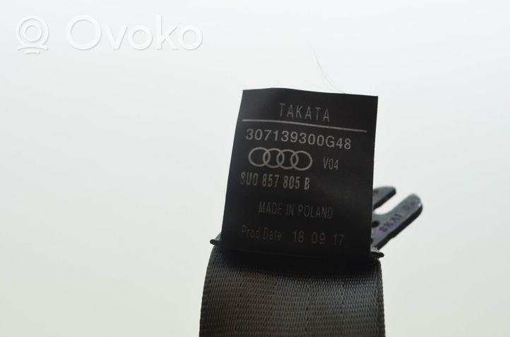 Audi Q3 8U Takaistuimen turvavyö 8U0857805B