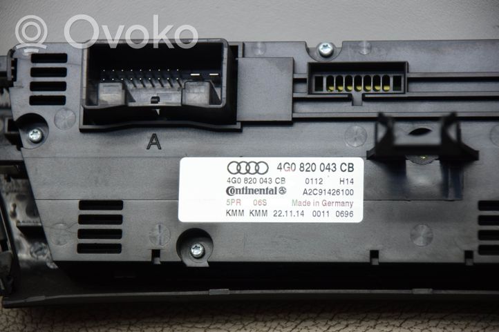 Audi A6 C7 Salono ventiliatoriaus reguliavimo jungtukas 4G0820043CB