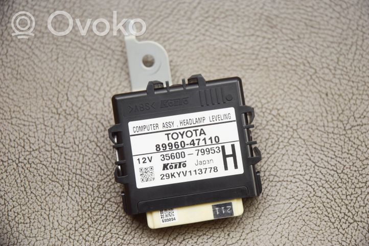 Toyota Prius (XW30) Moduł poziomowanie świateł Xenon 8996047110