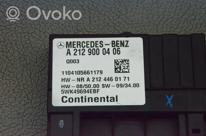 Mercedes-Benz GLK (X204) Unité de commande / module de pompe à carburant A2129000406