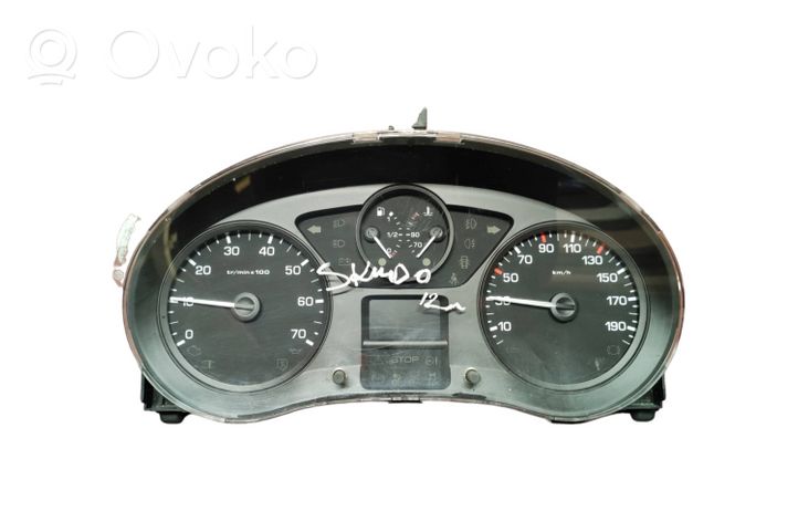 Fiat Scudo Compteur de vitesse tableau de bord 9666904880