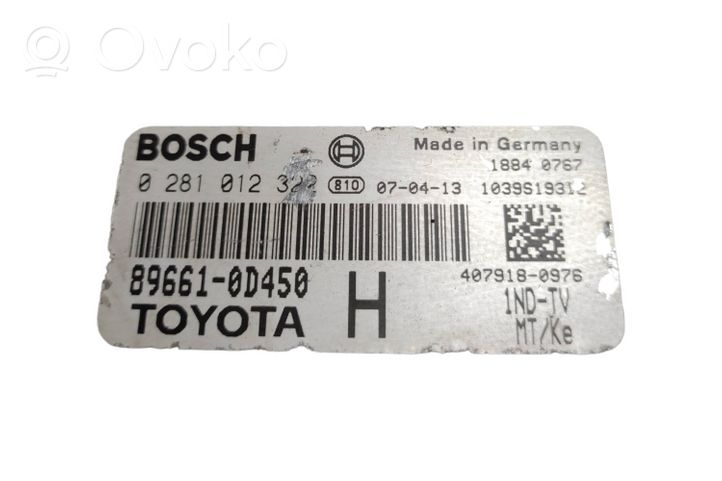 Toyota Yaris Centralina/modulo del motore 896610D450