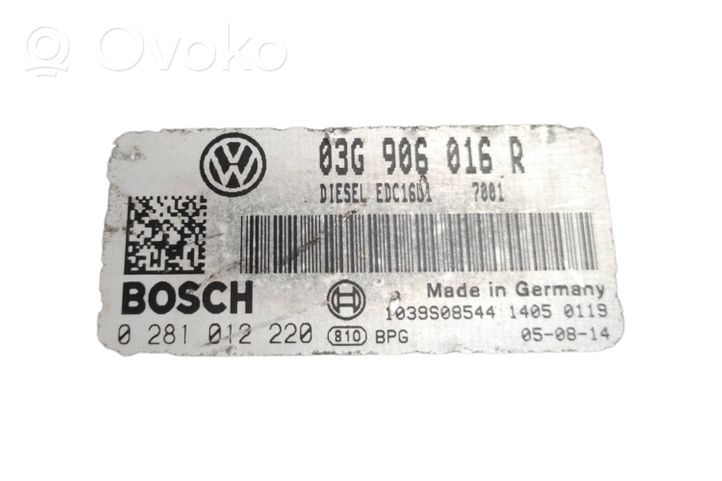 Volkswagen Golf V Moottorin ohjainlaite/moduuli 03G906016R