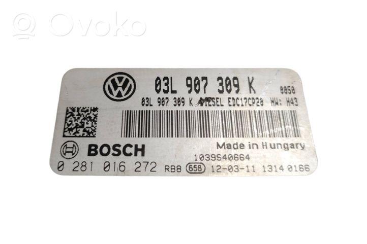 Volkswagen Transporter - Caravelle T5 Sterownik / Moduł ECU 03L907309K