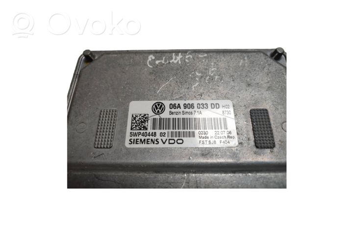 Volkswagen Golf Plus Sterownik / Moduł ECU 06A906033DD