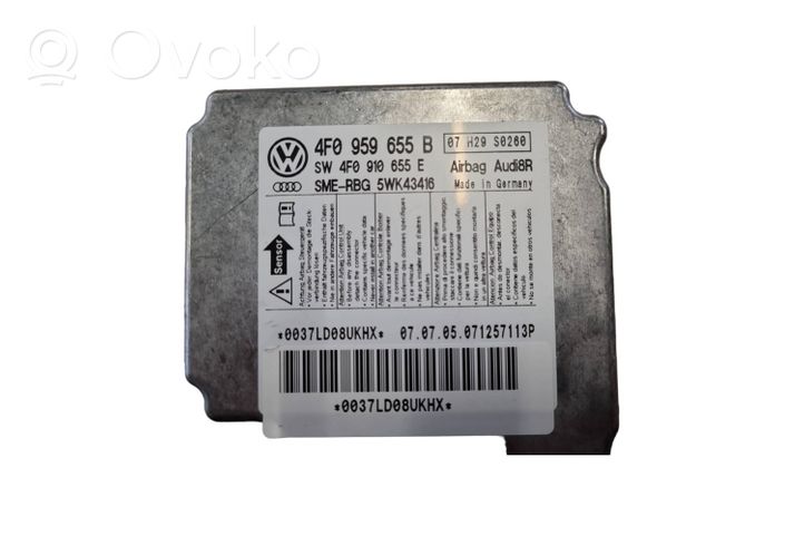 Audi A6 S6 C6 4F Sterownik / Moduł Airbag 4F0959655B