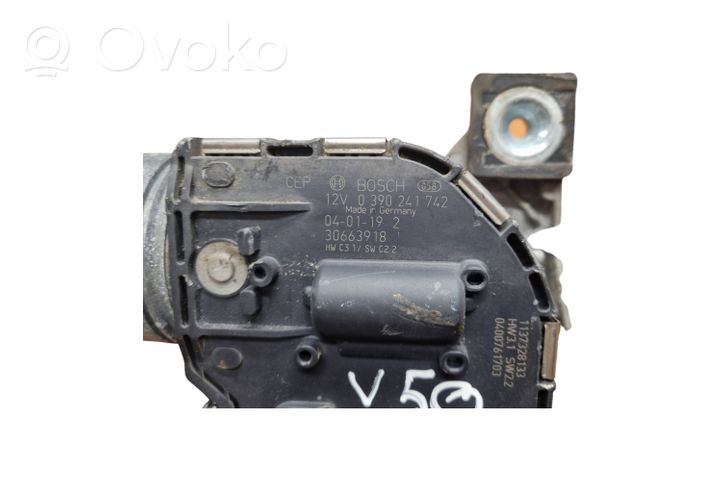 Volvo V50 Mechanizm i silniczek wycieraczek szyby przedniej / czołowej 3397020606