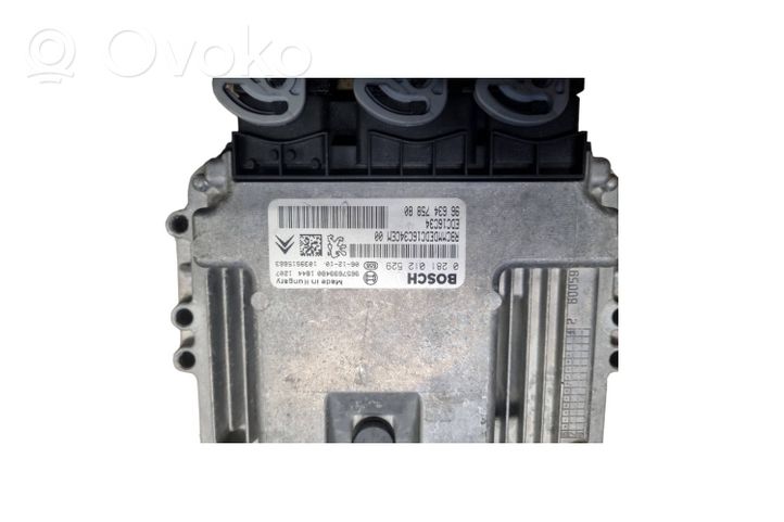 Citroen C3 Dzinēja vadības bloks 9663475880